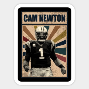 Carolina Panthers Cam Newton Sticker